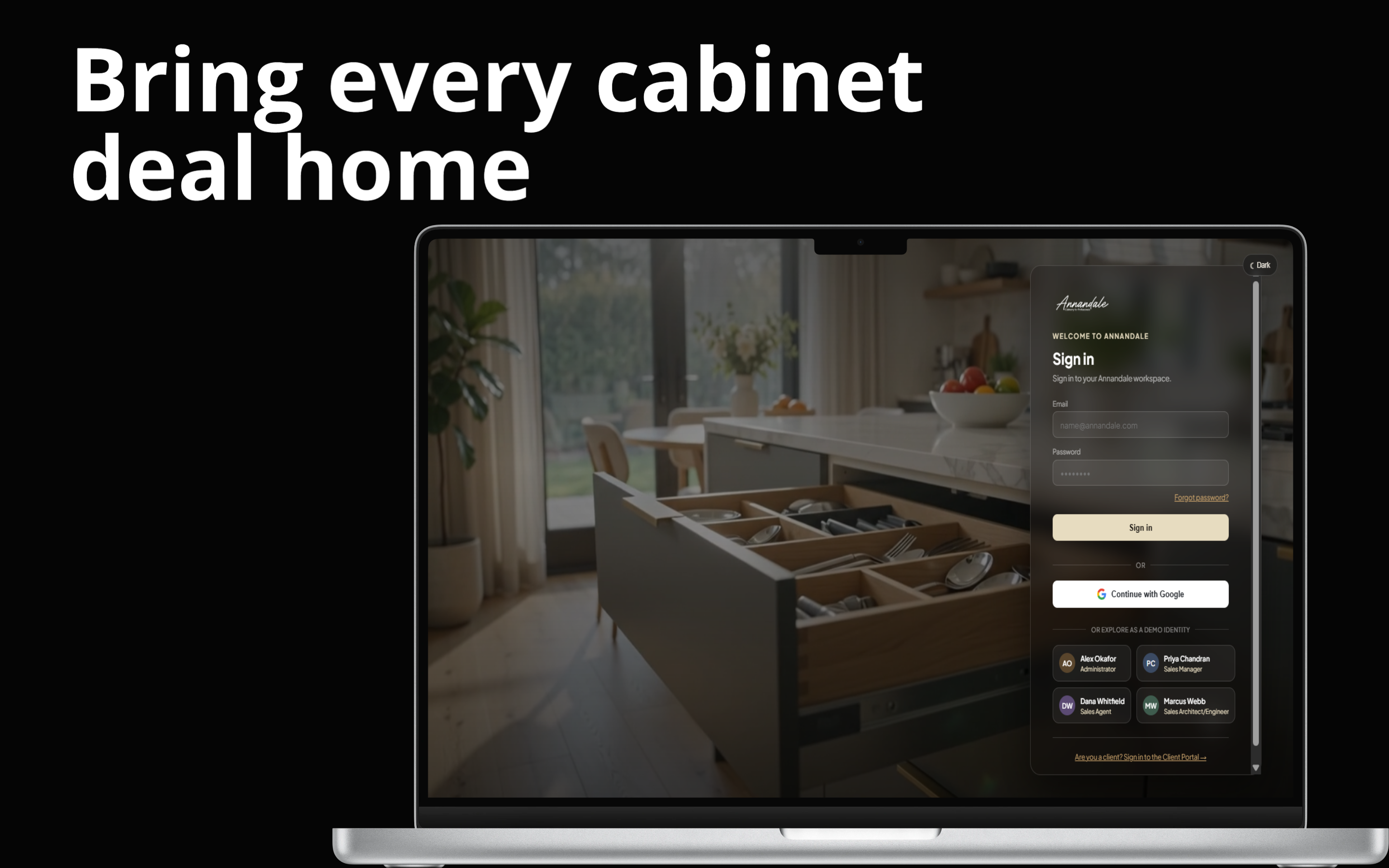 Cabinetry CRM