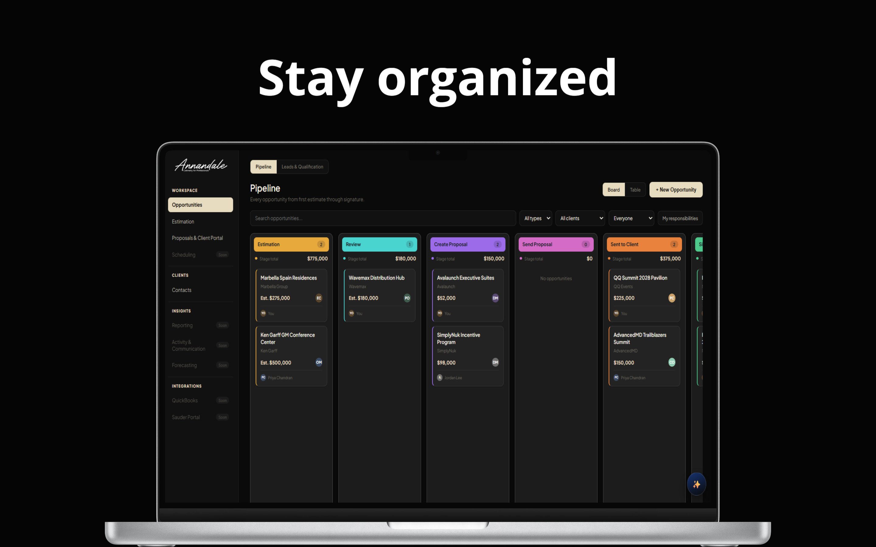 Cabinetry CRM